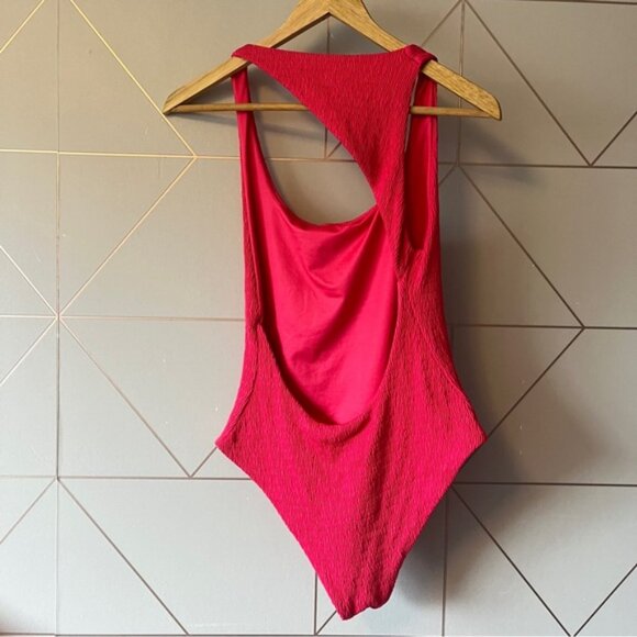 NWT Agua Bendita Leti Antiq Pink One Piece Swimsuit - Picture 3 of 12